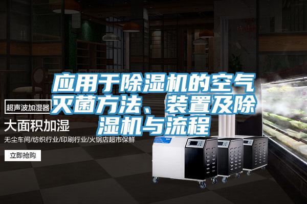 應(yīng)用于除濕機(jī)的空氣滅菌方法、裝置及除濕機(jī)與流程