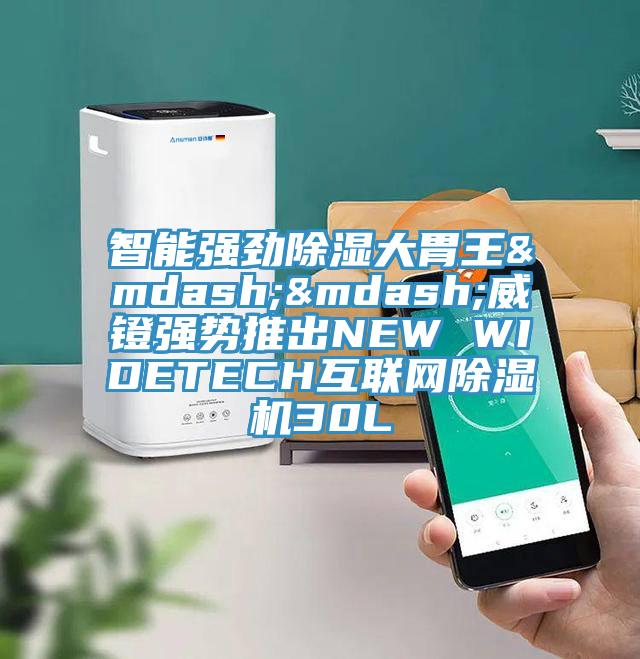 智能強(qiáng)勁除濕大胃王——威鐙強(qiáng)勢推出NEW WIDETECH互聯(lián)網(wǎng)除濕機(jī)30L