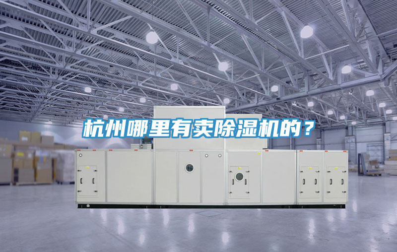 杭州哪里有賣(mài)除濕機(jī)的？