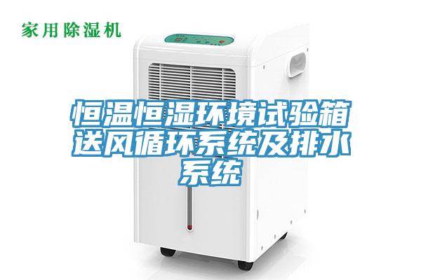 恒溫恒濕環(huán)境試驗箱送風(fēng)循環(huán)系統(tǒng)及排水系統(tǒng)