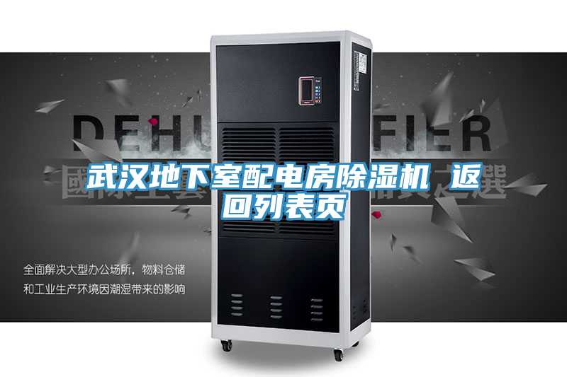 武漢地下室配電房除濕機(jī) 返回列表頁