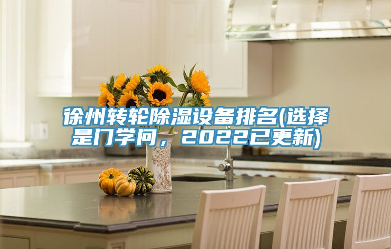 徐州轉(zhuǎn)輪除濕設(shè)備排名(選擇是門學問，2022已更新)