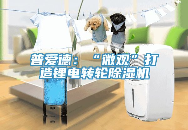 普愛德：“微觀”打造鋰電轉(zhuǎn)輪除濕機(jī)