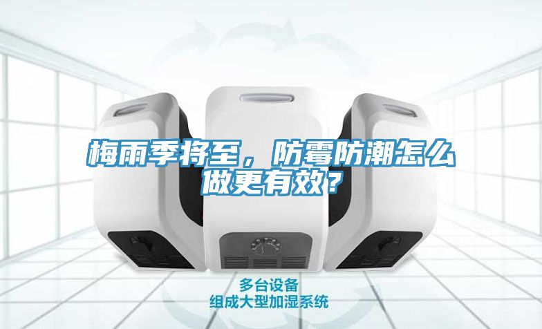 梅雨季將至，防霉防潮怎么做更有效？