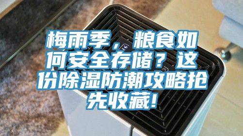 梅雨季，糧食如何安全存儲？這份除濕防潮攻略搶先收藏!