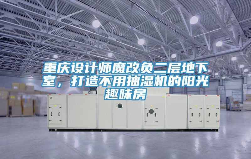 重慶設計師魔改負二層地下室，打造不用抽濕機的陽光趣味房