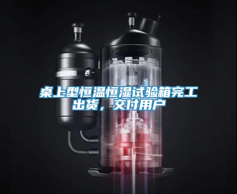 桌上型恒溫恒濕試驗(yàn)箱完工出貨，交付用戶