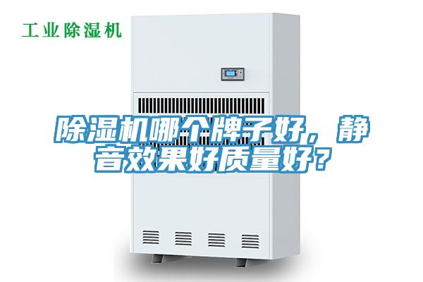 除濕機哪個牌子好，靜音效果好質量好？