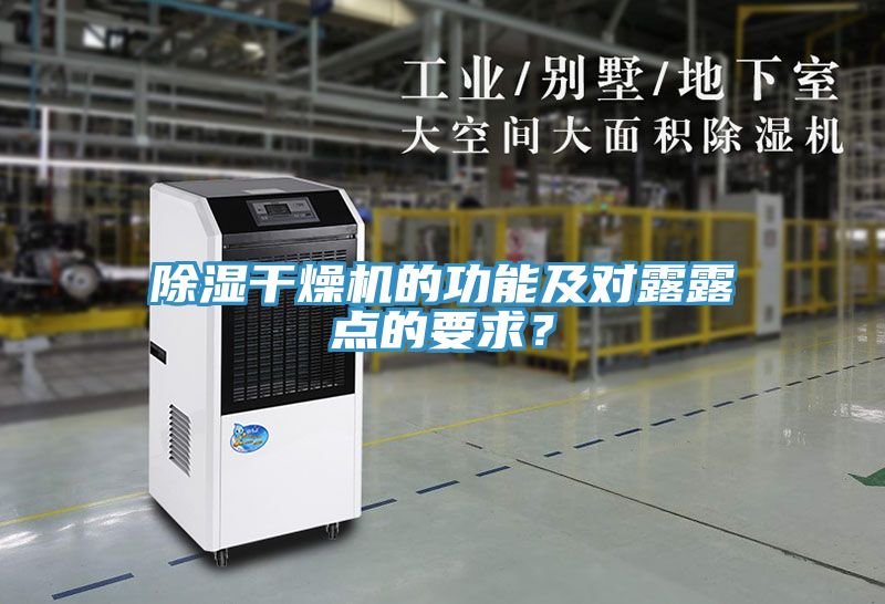 除濕干燥機的功能及對露露點的要求？
