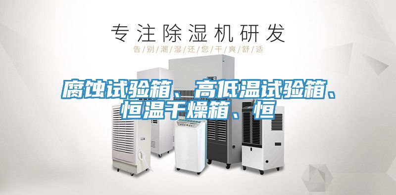 腐蝕試驗(yàn)箱、高低溫試驗(yàn)箱、恒溫干燥箱、恒
