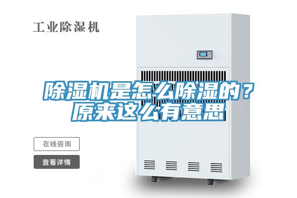 除濕機(jī)是怎么除濕的？原來這么有意思