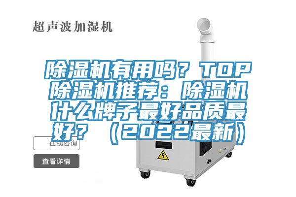 除濕機(jī)有用嗎？TOP除濕機(jī)推薦：除濕機(jī)什么牌子最好品質(zhì)最好？（2022最新）