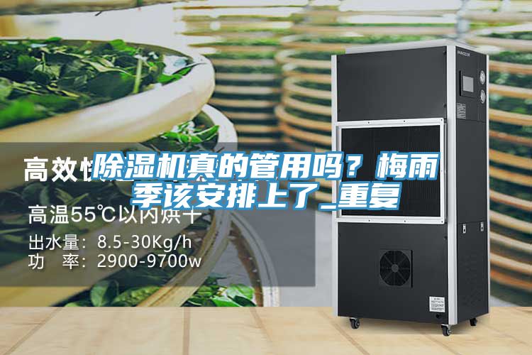 除濕機(jī)真的管用嗎？梅雨季該安排上了_重復(fù)