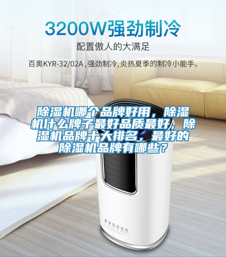 除濕機哪個品牌好用，除濕機什么牌子最好品質(zhì)最好，除濕機品牌十大排名，最好的除濕機品牌有哪些？