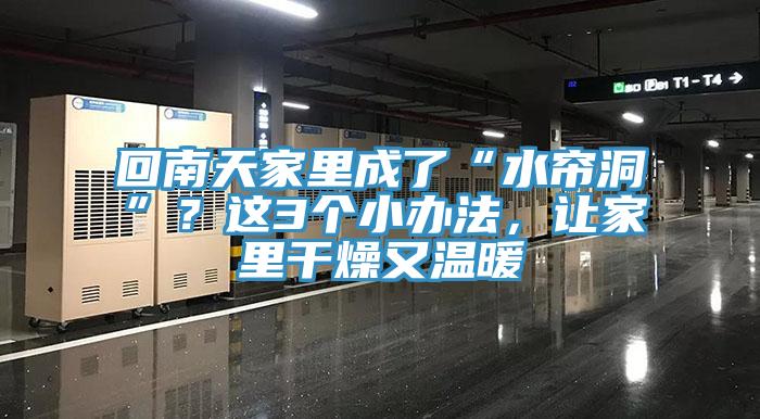 回南天家里成了“水簾洞”？這3個小辦法，讓家里干燥又溫暖